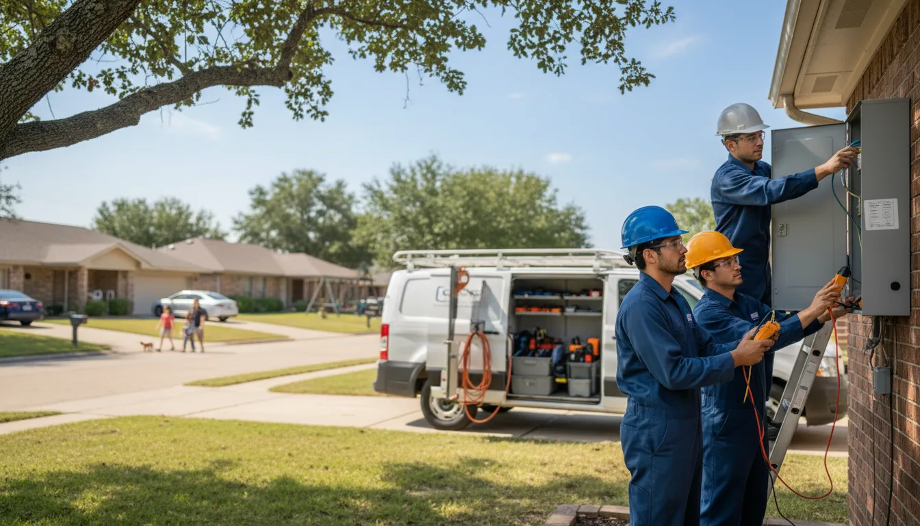 Certified electrician providing emergency electrical services in Gobler, MO